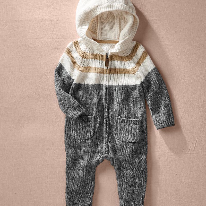 Striped Hooded Sweater Jumpsuit | Carter's