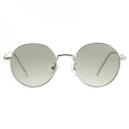 Women Vintage Round Sunglasses Solid and Ocean Color Lens Sun Glasses Brand Design Metal Frame Circl | Walmart (US)