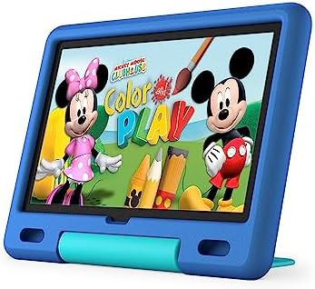 Amazon Fire HD 10 Kids tablet, 10.1", 1080p Full HD, ages 3–7, 32 GB, Sky Blue | Amazon (US)