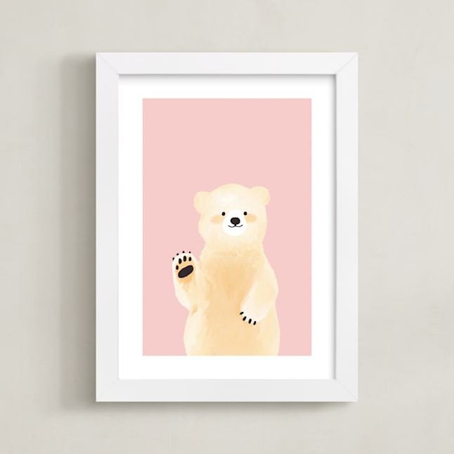 "So Beary Sweet" - Drawing Limited Edition Art Print by Mollie Bohannon. | Minted