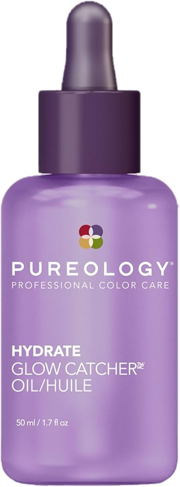 Pureology Hydrate Glow Catcher Hair Oil - Up to 72 Hours of Hydration & Shine, All Day Frizz Cont... | Amazon (US)