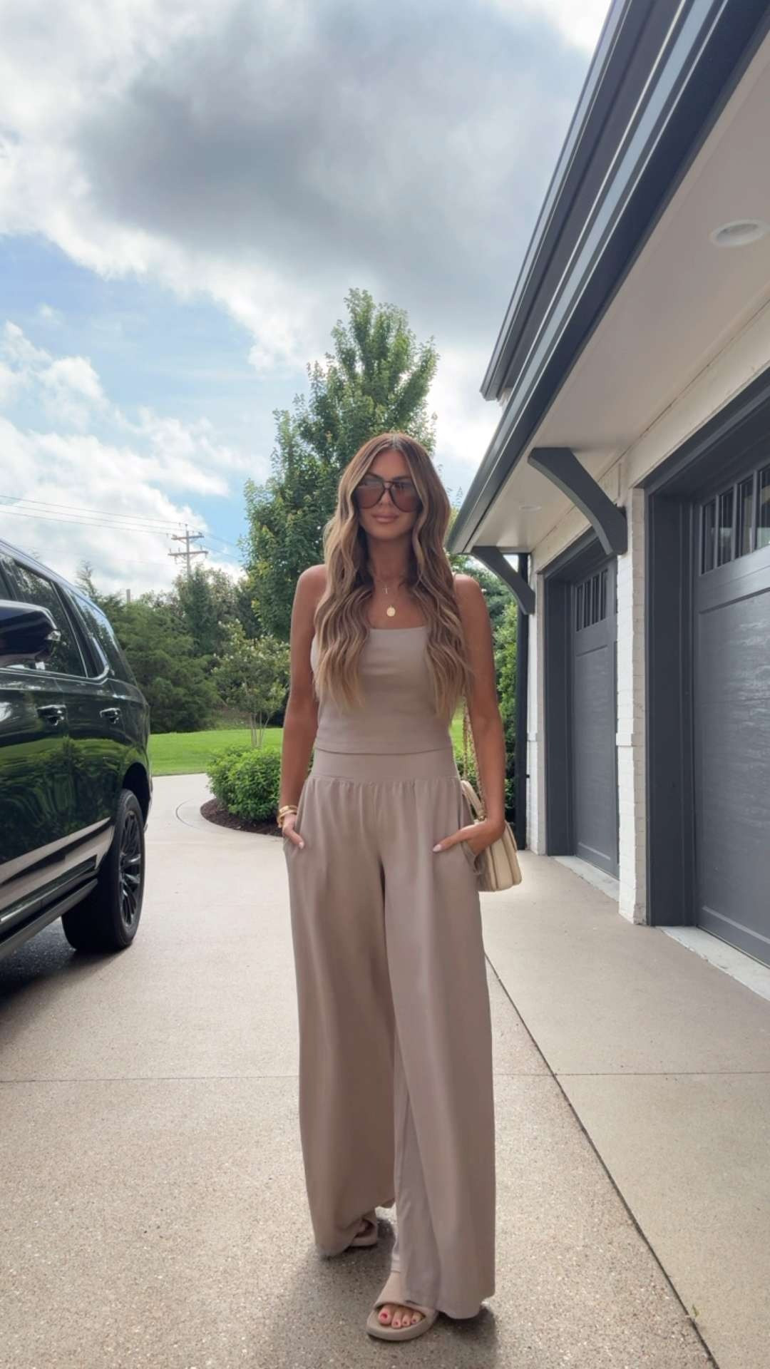 wearing a small 🤍 

 