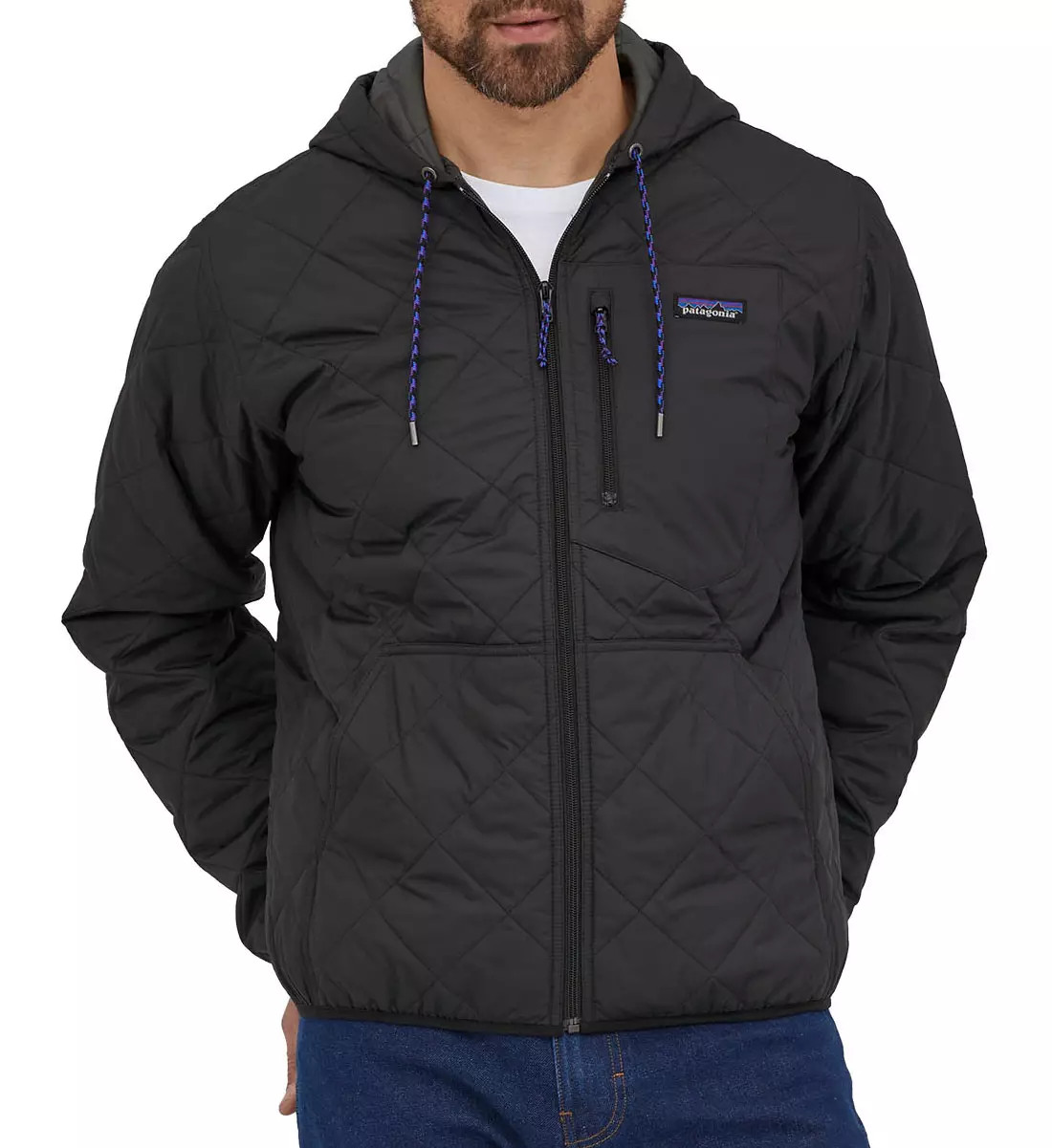 Patagonia Men's Diamond Quilted Bomber Hooded Jacket | Dick's Sporting Goods