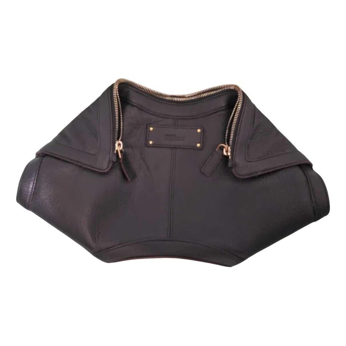 Manta leather clutch bag Alexander McQueen Black in Leather - 31264408 | Vestiaire Collective (Global)