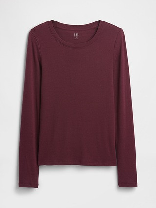 Modern Ribbed Crewneck T-Shirt | Gap Factory