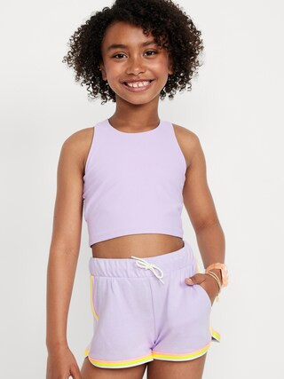 PowerSoft Longline Sports Bra for Girls | Old Navy (US)