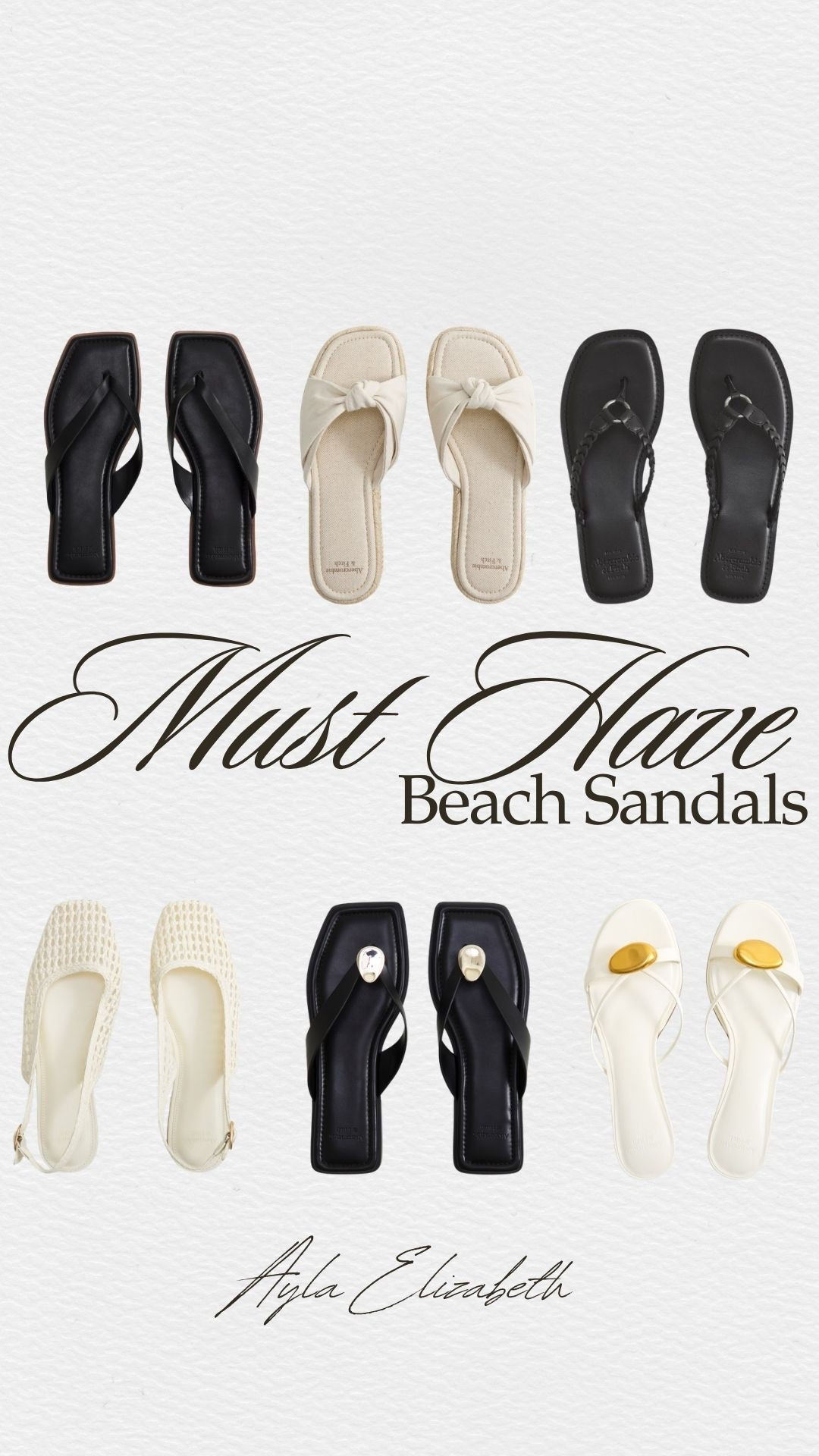 Must have beach sandals 🐚

#beach #springbreak #sandals 

#LTKSeasonal #LTKSwim #LTKTravel
