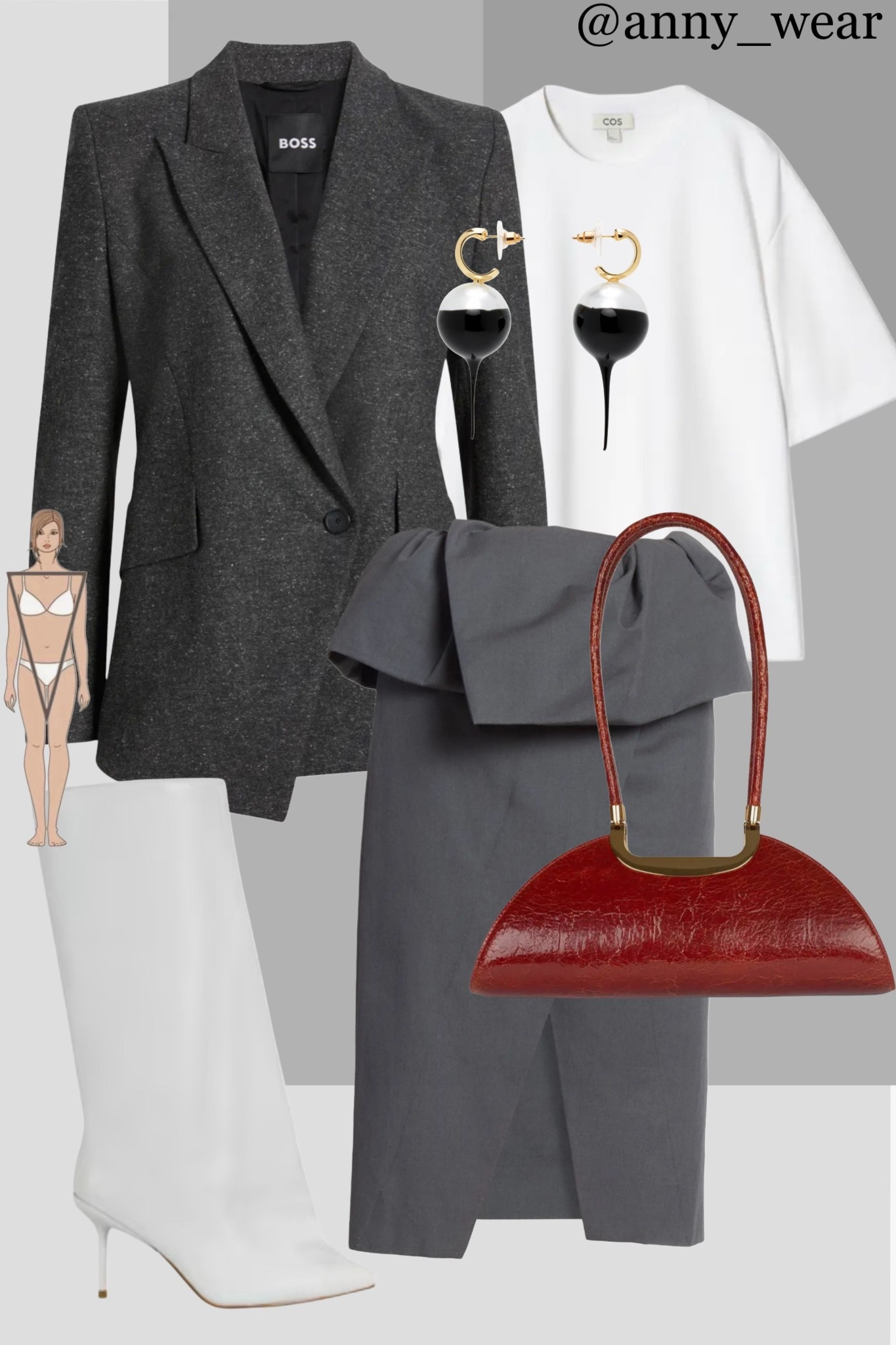 Office-ready for fall. Loving this monochrome look with a pop of color! A classic white tee and grey blazer paired with a matching pencil skirt. The red bag and white boots complete the outfit perfectly.

Work outfit 2025 
White tee
White Tshirt 
Grey midi skirt 
Gray skirt outfit 
Grey blazer 
Gray jacket 
Red bag 
White boots 
capsule wardrobe workwear 
work ootd
workwear capsule
winter work outfit
spring office outfits
summer work outfits
smart casual office outfits 
casual office outfits 
smart casual workwear
casual work outfits
office casual 
casual work top
casual workwear 
city break 
womens work outfits
spring casual work outfit 
jeans work outfit 
work pumps 
work wear style 
work wearing 
casual workwear 
work wear style 
сapsule wardrobe spring
casual suit outfit 
teacher outfit 
midsize work outfit 
womens work pants
black work pants 
size 8 influencer
capsule wardrobe 
work lunch outfit 
affordable fashion 
interview outfit 
lunch outfit 
lunch date outfit
Work outfit ideas 
office wear for women 
womens work clothes 
blouses for work
womens work pants 
work skirts for women 
work jacket for women 
corporate outfits
work accessories for women 
work jewelry 
work booties 
womens work bags
blazer outfits
blazers for work 
workwear elegant outfit 
work сapsule wardrobe 
comfortable office shoes 
work tote bag
workwear with sneakers 
Transitioning from summer into fall Mango outfits sunday brunch going out outfits photoshoot outfits dinner date outfit ssense work party outfit zara outfits paris outfit casual wardrobe europe outfits saks 5th avenue new york outfits city street styles new york city ltku over 40 capsule wardrobe popular today summer looks city outfits Abercrombie outfits casual spring outfit classy casual everyday necklace #LTKstyletip #LTKbeauty #LTKU #LTKshoecrush #LTKitbag 

#LTKMidsize #LTKFindsUnder100 #LTKWorkwear