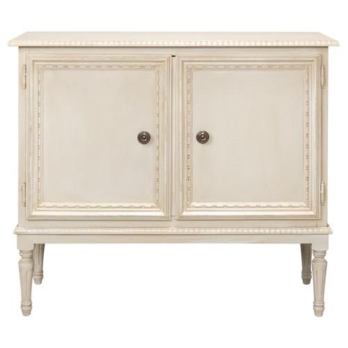 Wayne French Country Beige Wood Sideboard | Kathy Kuo Home