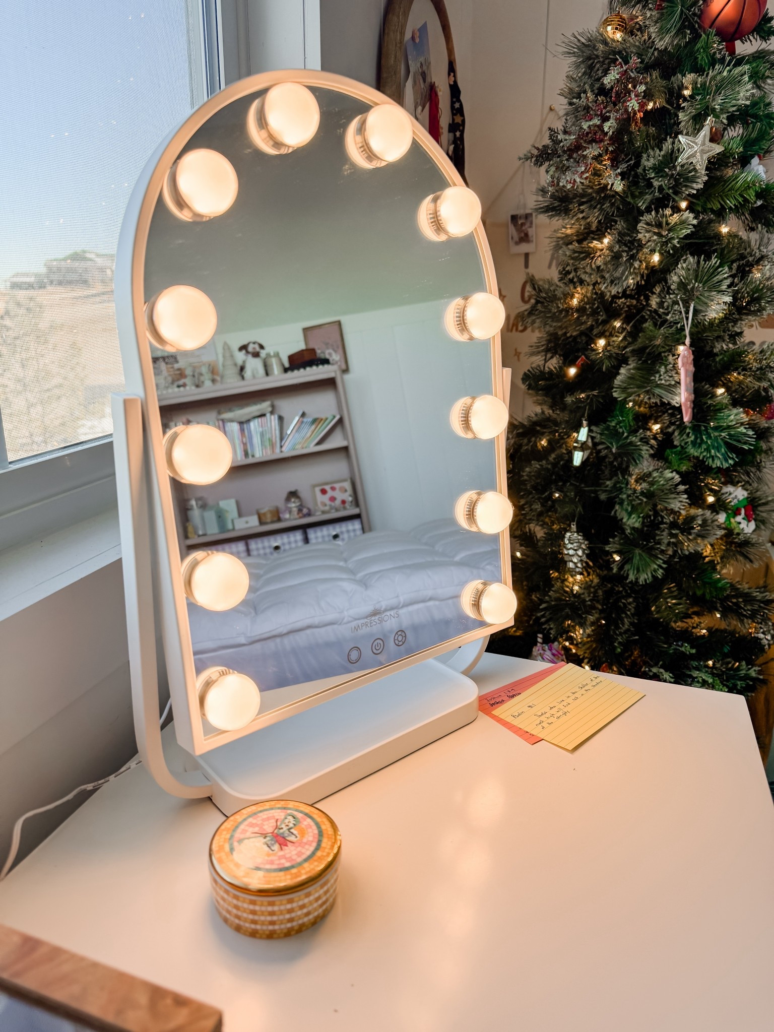 Great gift idea for a teen! My daughter loves this vanity mirror. 

Gift for her, tween gift, vanity 

#LTKGiftGuide #LTKHoliday #LTKgrwm
