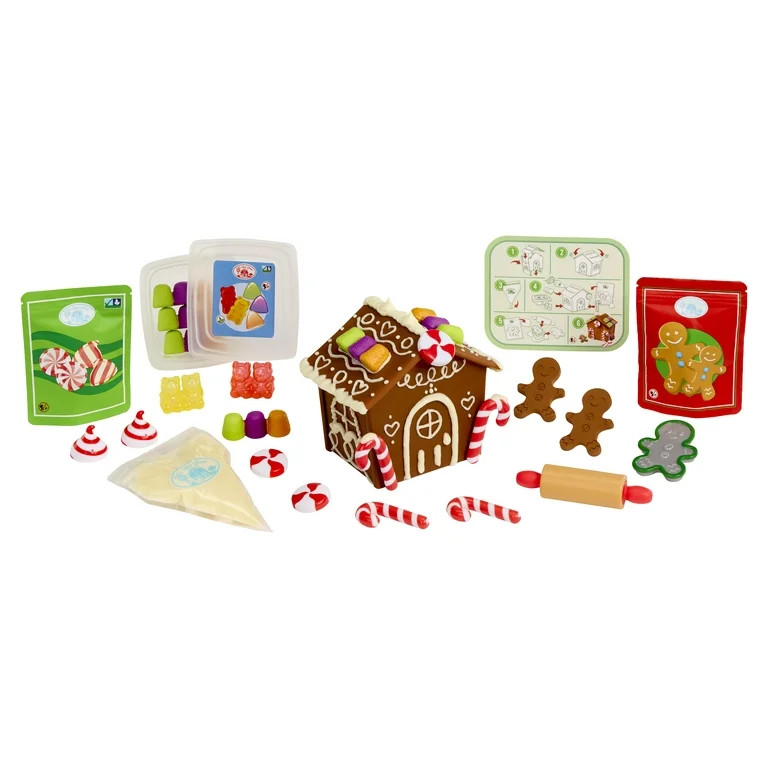 Little Tikes Creative Chefs Gingerbread House Kit, with Make-It Mix Play Sand, Ages 3+ | Walmart (US)