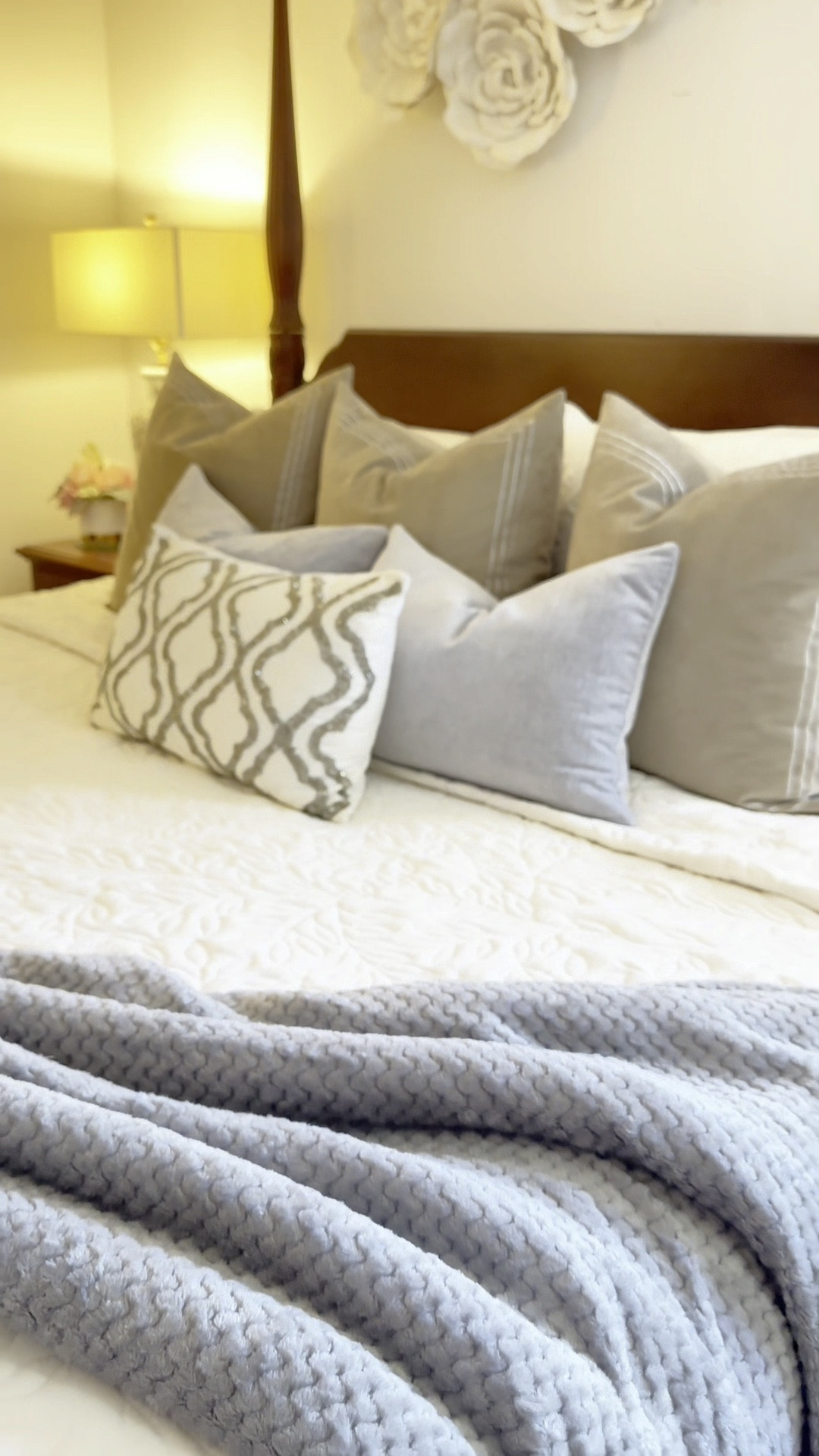 New bedding set ✨🤍 option for warmer seasons 

#LTKHome #LTKSeasonal