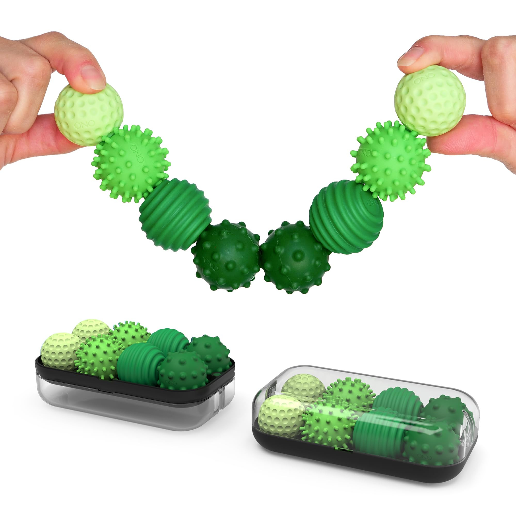 ONO Signets – Silicone Magnetic Balls with Textured Dimples, Bumps, and Waves | Fun to Play wit... | Amazon (US)