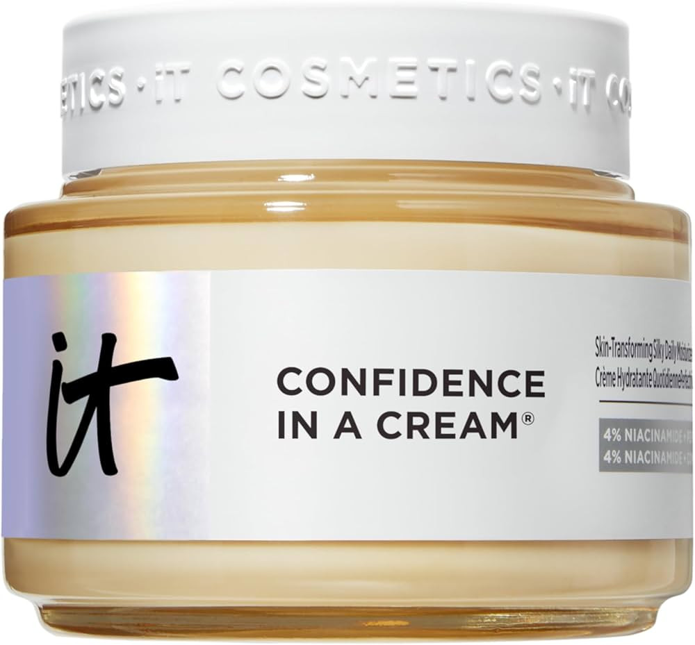 IT Cosmetics Confidence in a Cream - Face Moisturizer, Hydrating & Anti Aging, Visibly Reduces Fi... | Amazon (US)