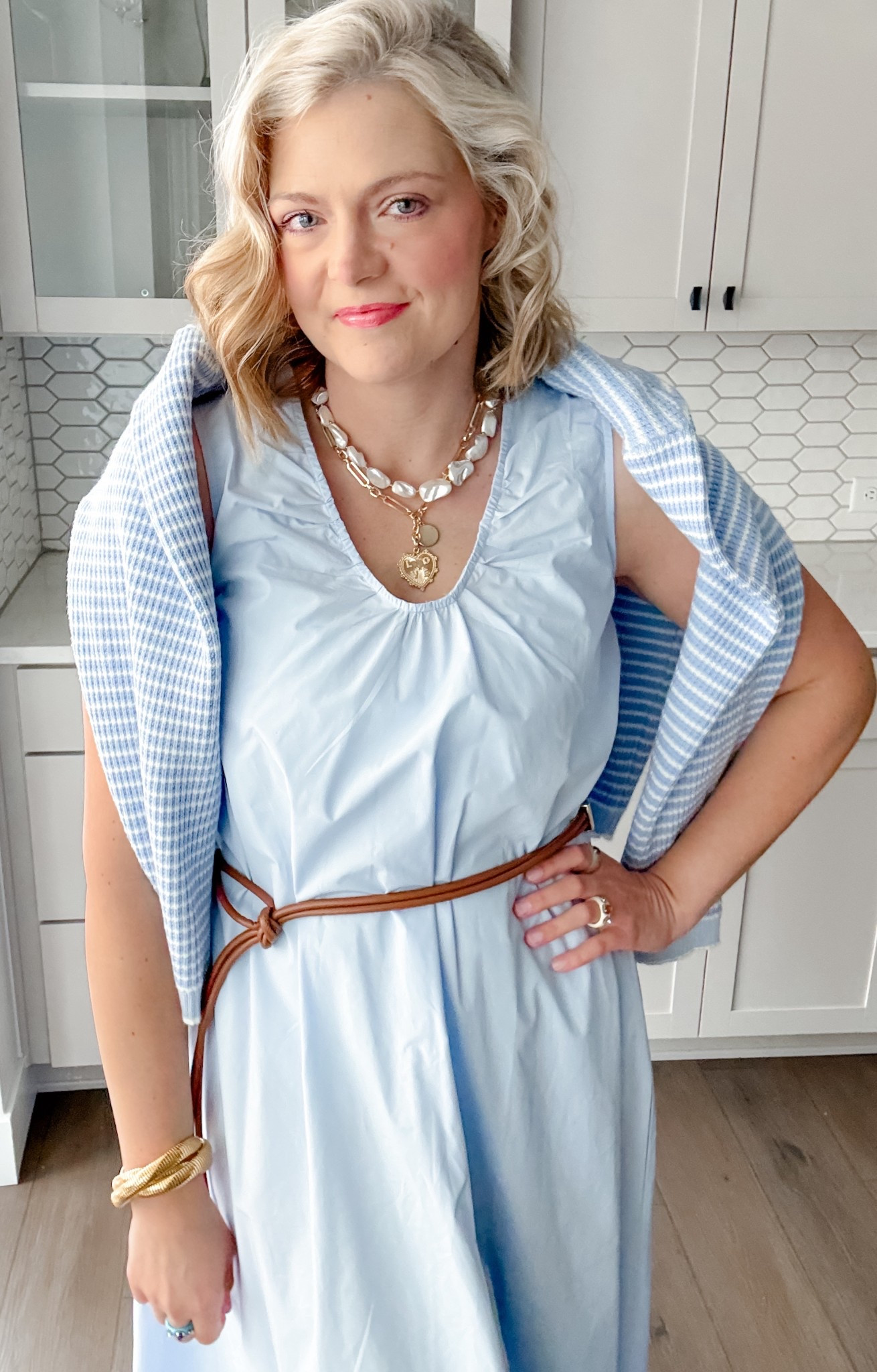 This baby blue dress is 💯💯 and has pockets 

#LTKgrwm #LTKSeasonal #LTKootd