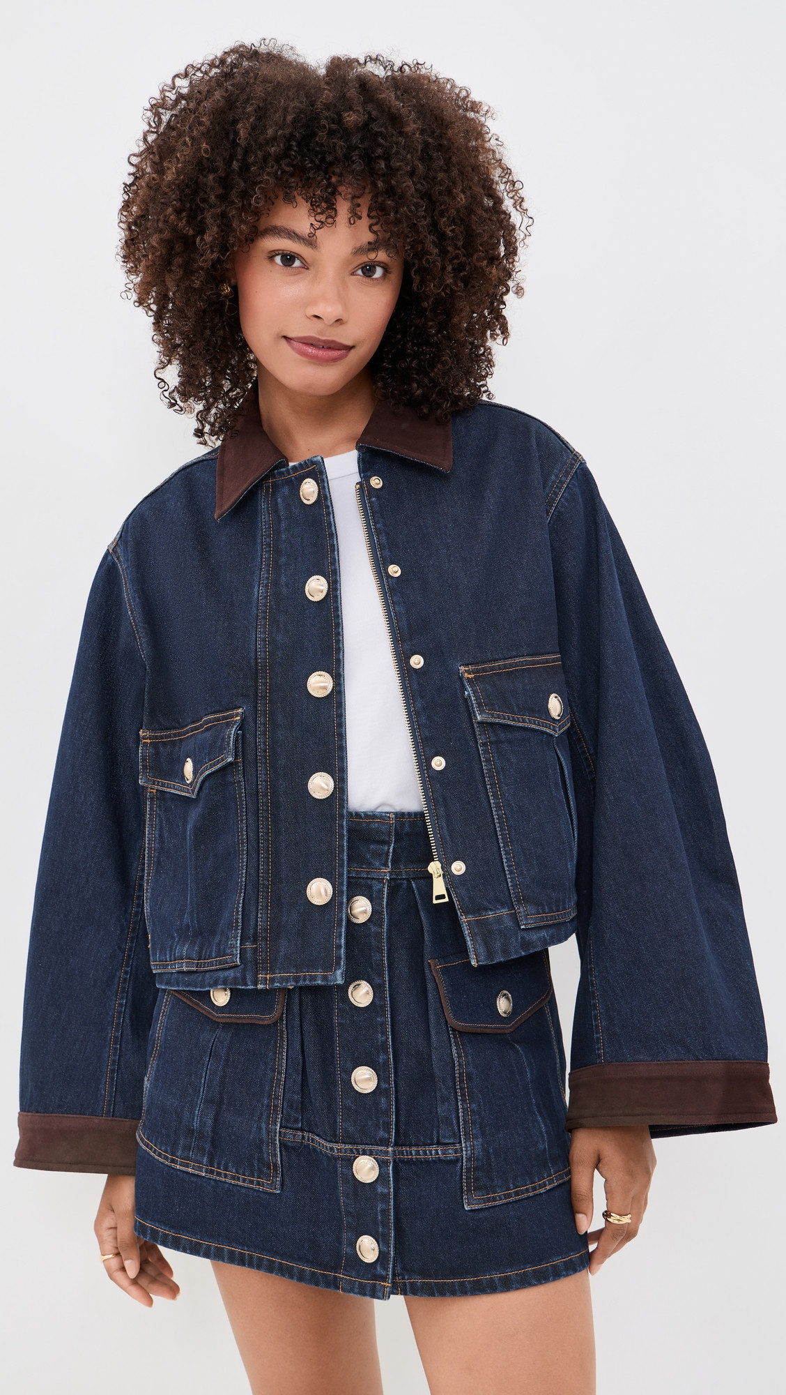 Cara Cara Ruben Jacket Blue Wash Denim XS | Shopbop
