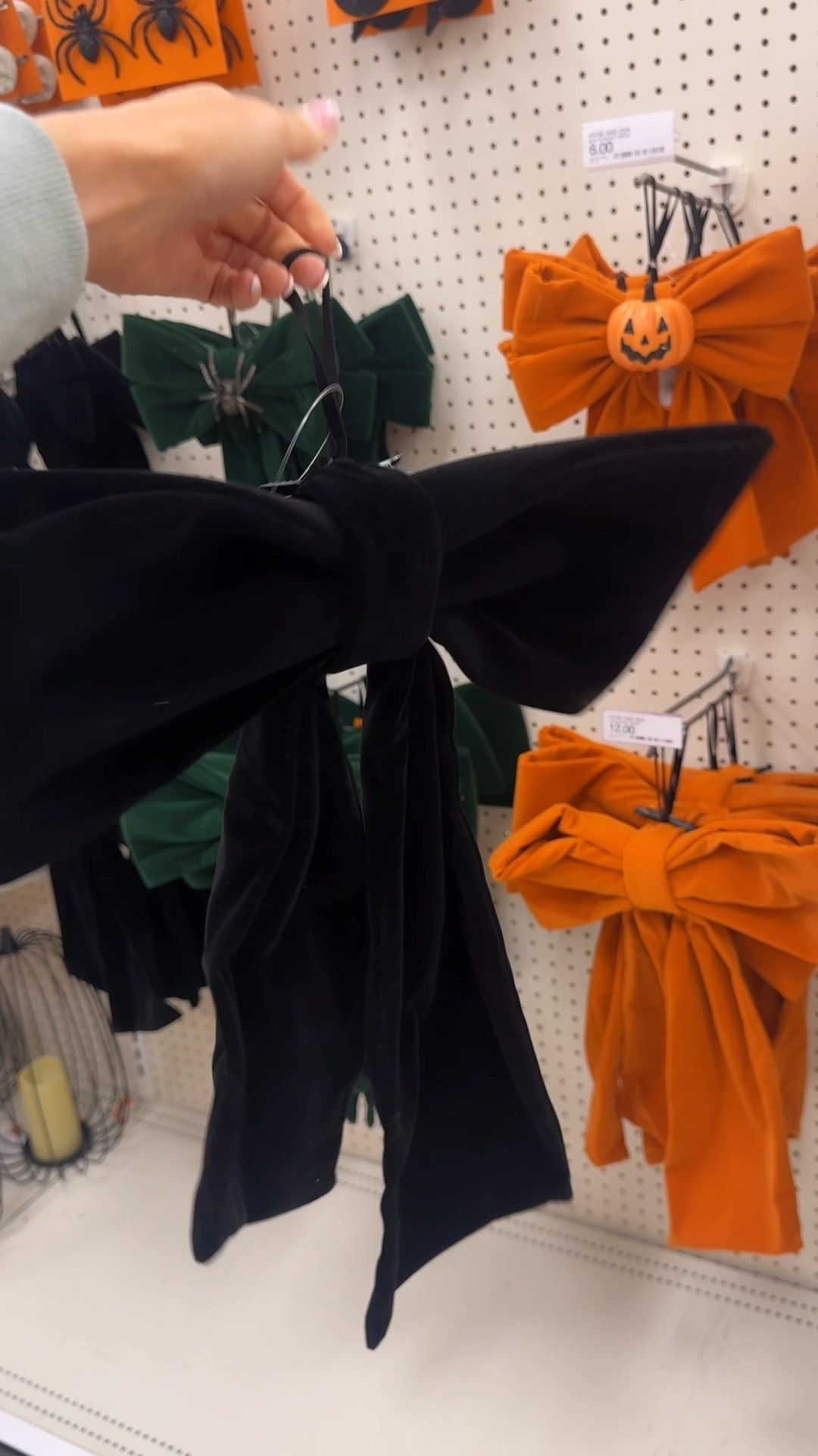 Target’s new BIG velvet bows for Halloween decorating!! You could even snag the green for Christmas 😍

#LTKStyleTip #LTKSeasonal #LTKHome