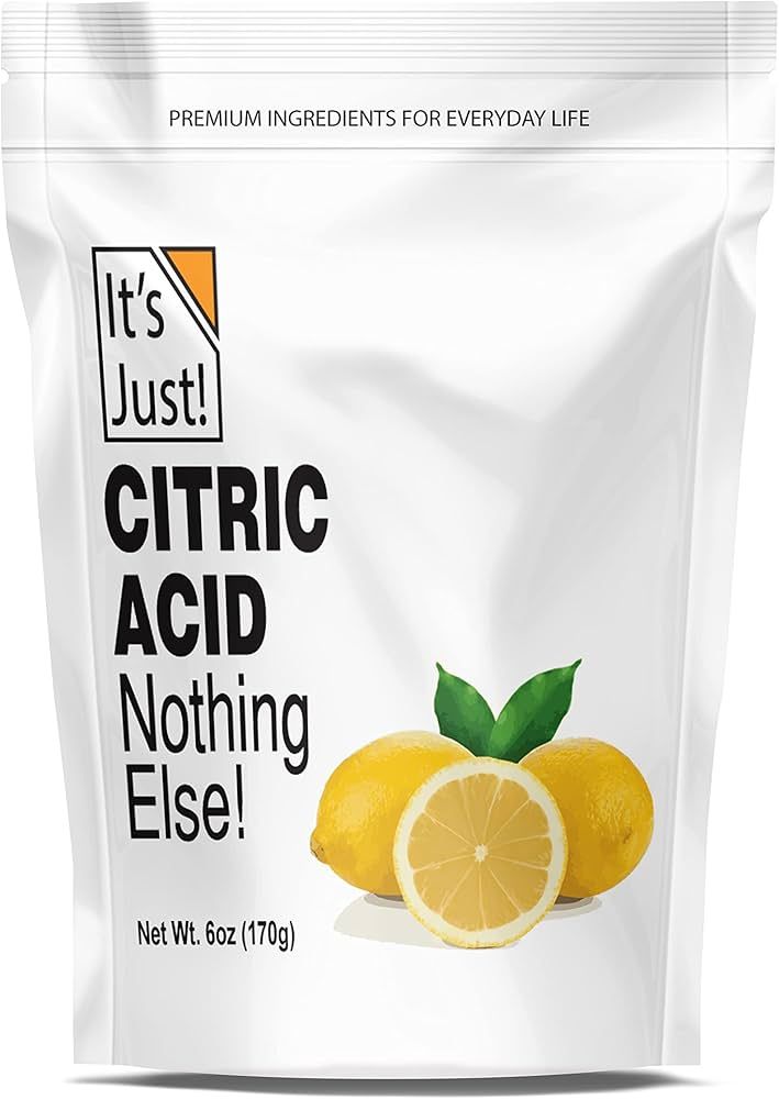 It's Just - Citric Acid, Food Grade, Non-GMO, Bath Bombs (6 Ounces) | Amazon (US)