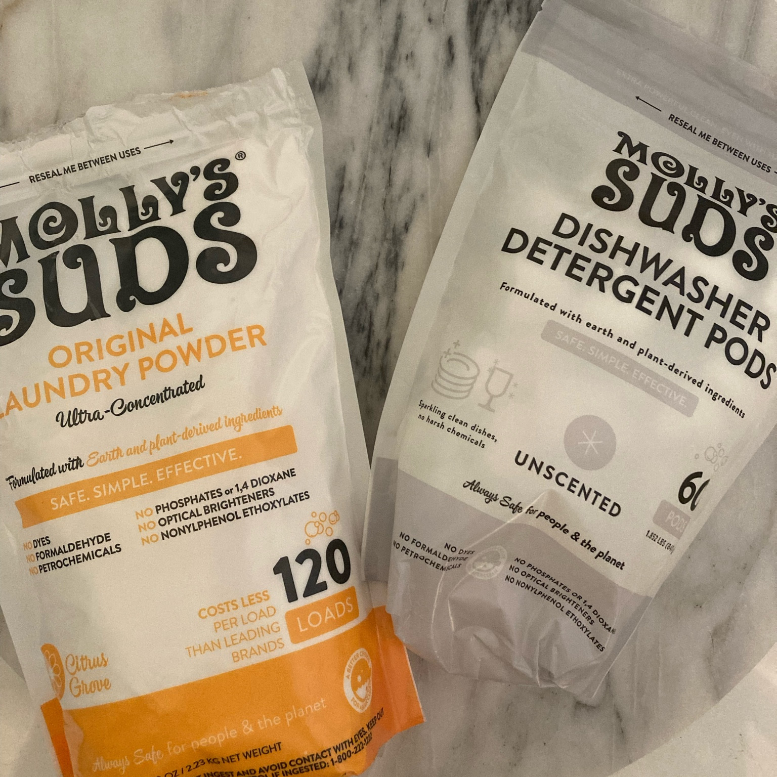 Non-toxic laundry detergent and dishwasher tablets! I personally love the citrus scent! ✨

#LTKFamily #LTKHome #LTKKids