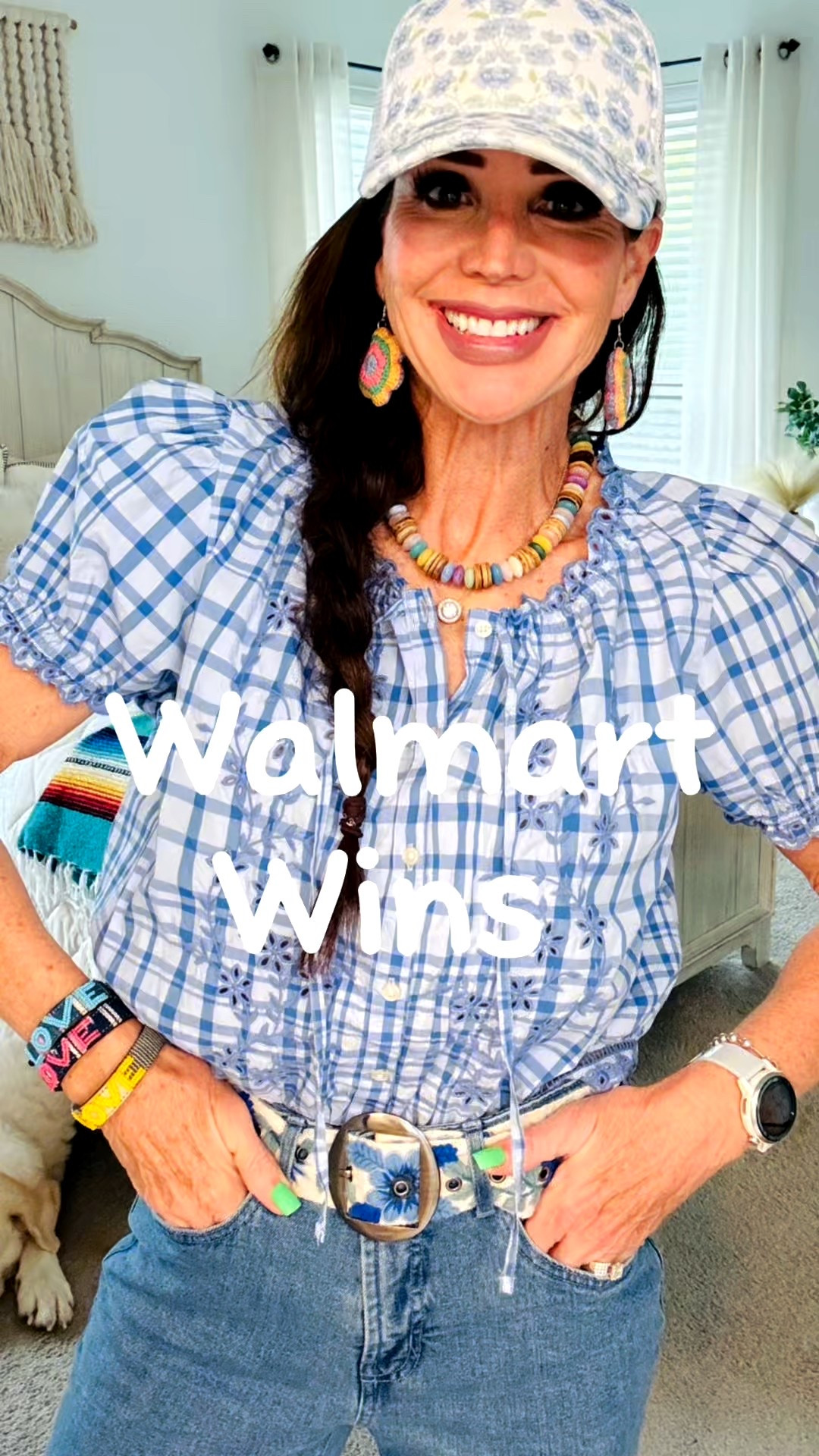 If you think Walmart can’t do cute details… look again. 👀
The lace hem + puff plaid eyelet  and low profile sneakers had me immediately.
Head to toe under budget and feeling GOOD. 💙

#WalmartFinds #DenimDetails #StyleOver50 #EverydayOutfit

#LTKOver40 #LTKootd 

#LTKSeasonal