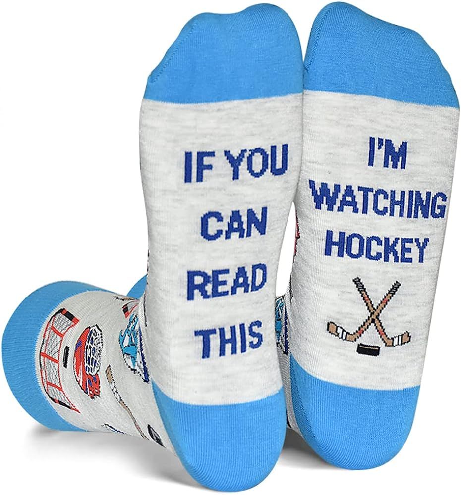 If You Can Read This Funny Socks, Novelty Beer Hockey Golfing Gaming Racing Skiing Pickleball Lov... | Amazon (US)