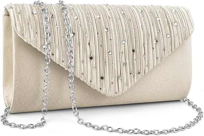 TINDTOP Evening Clutch Purses for Women Handbags for Formal Wedding Party Cocktail Prom Crossbody... | Amazon (US)