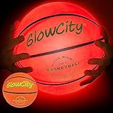 GlowCity Glow in The Dark Basketball for Teen Boy - Glowing Red Basket Ball, Light Up LED Toy for... | Amazon (US)