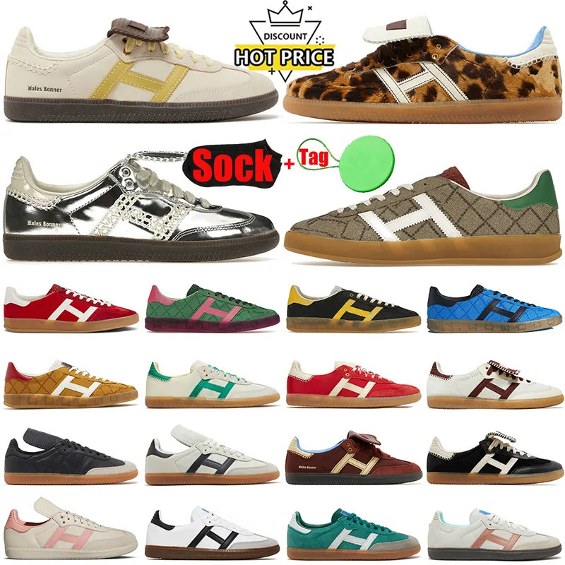 2023 Original Og Sambs Indoor Vegan Gazelle Wales Bonner Shoes Designer Mens Womens Classic Pink ... | DHGate