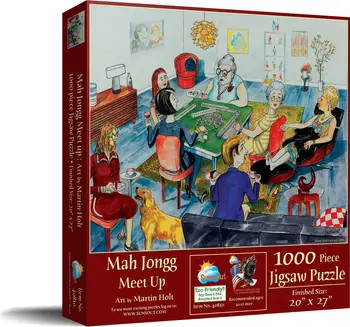 Sunsout Mah Jongg Meet Up 1000 piece Jigsaw Puzzle for Adults | Nordstrom | Nordstrom