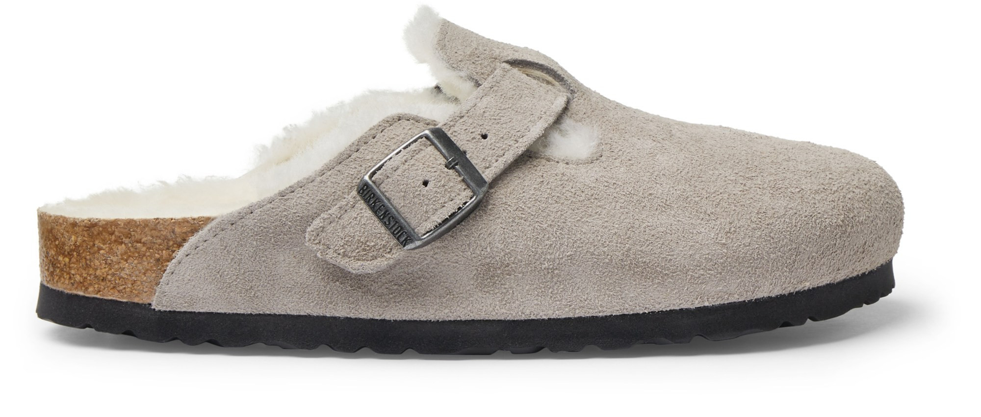 Birkenstock Women's Boston Shearling Clogs Gray 37 EU Medium/Narrow | REI