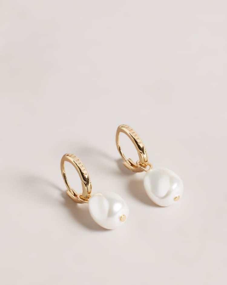 Drop Pearl Huggie Earrings | Ted Baker (UK)