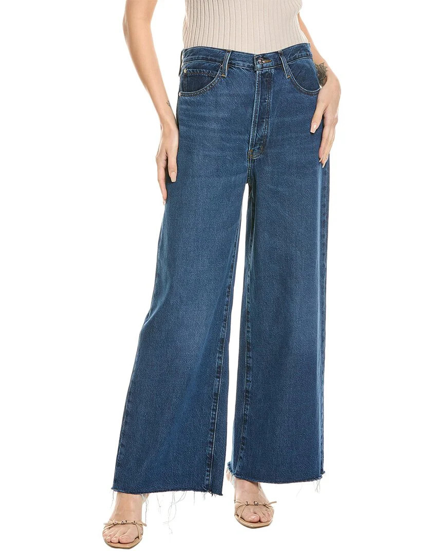 FRAME Denim Le Low Blindspot Raw Fray Baggy Wide Leg Jean | Shop Simon