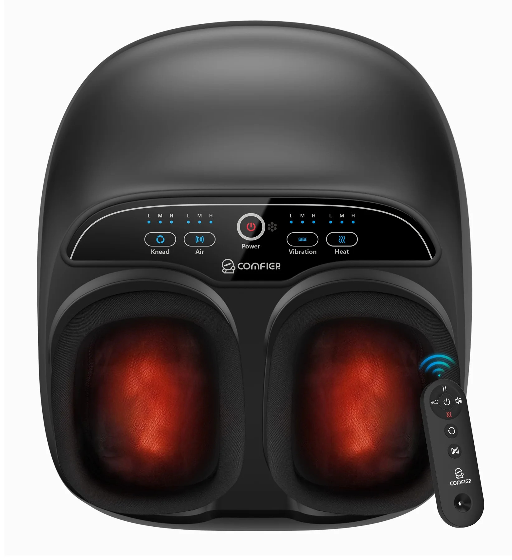 Foot Massager with Heat, Shiatsu Deep Kneading Compression Feet Massage Machine with Remote up to... | Walmart (US)