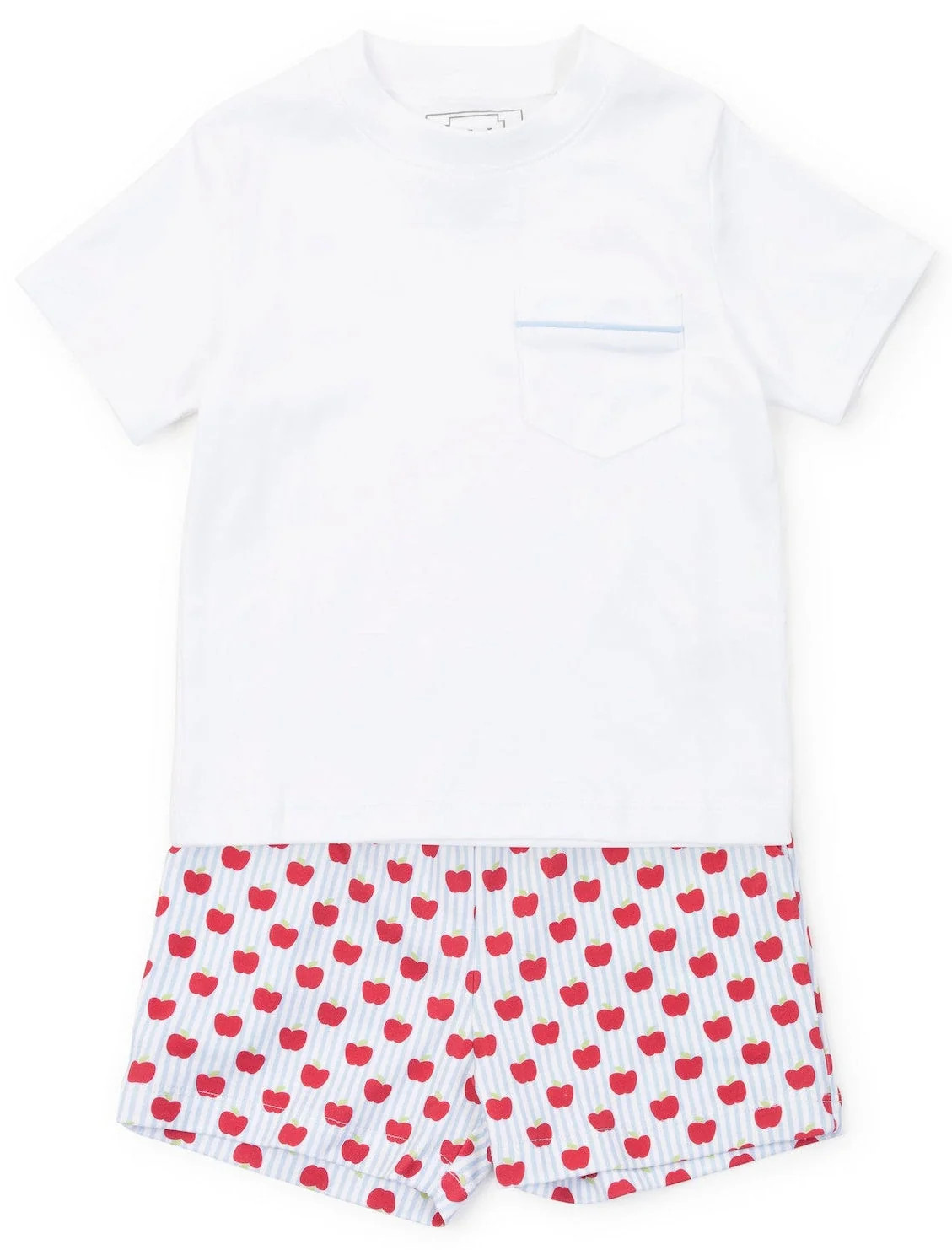 WALKER SHORT SET - SCHOOLHOUSE APPLES | Persnickety