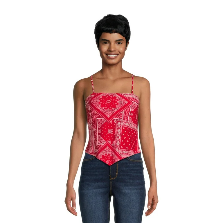 No Boundaries Juniors Bandana Tube Top, Sizes XS-XXXL | Walmart (US)
