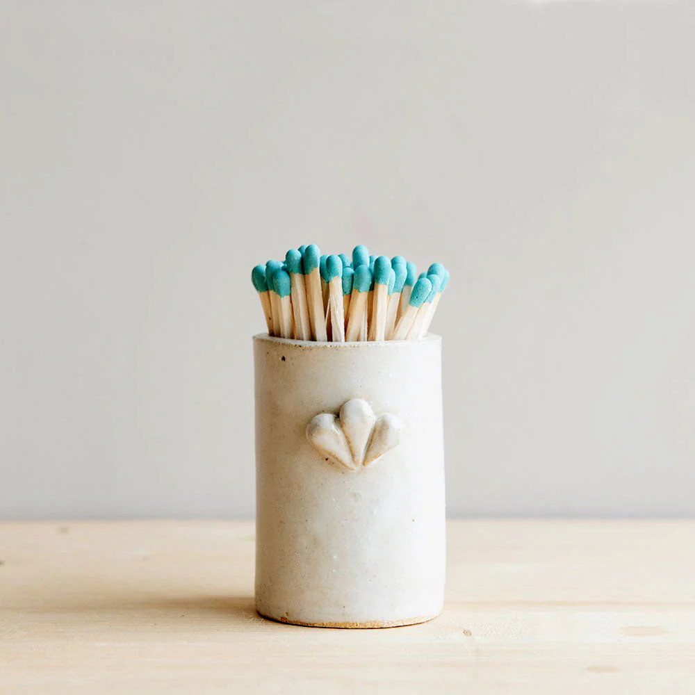 Petal Ceramic Match Holder | Roan Iris