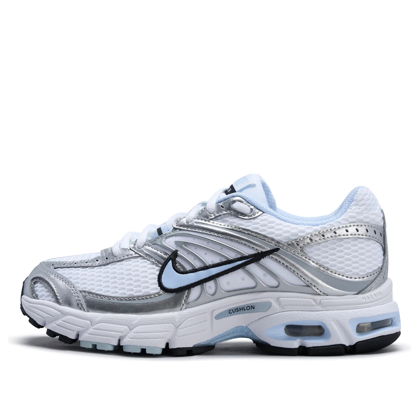 (WMNS) Nike Air Max Moto 2K 'White Silver Black Hydrogen Blue' HQ2056-107 | KICKS CREW