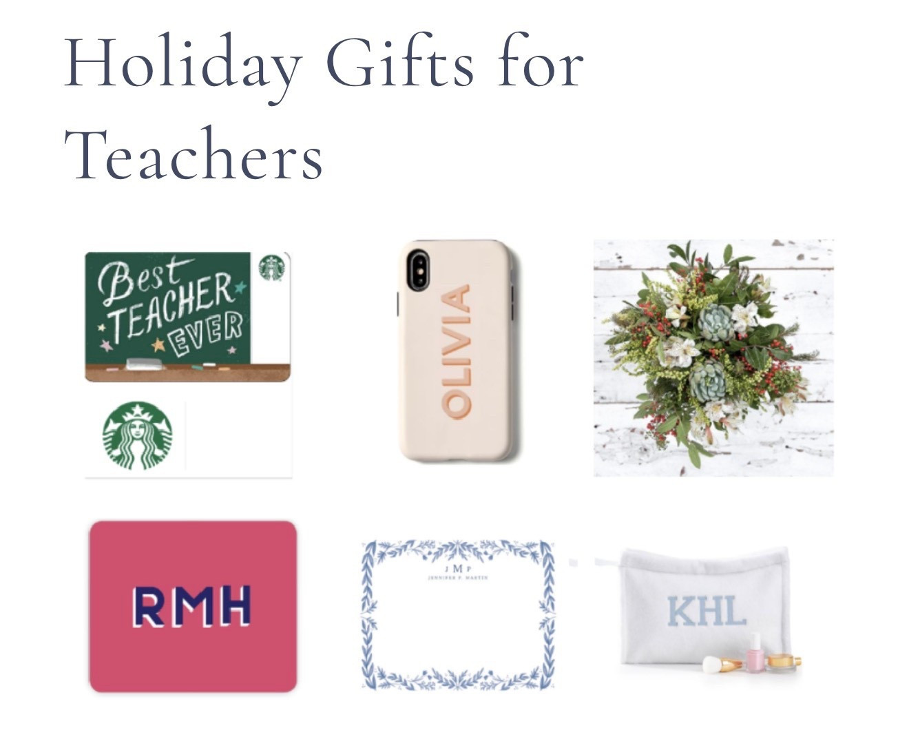 Teacher gifts 

#LTKHoliday #LTKGiftGuide