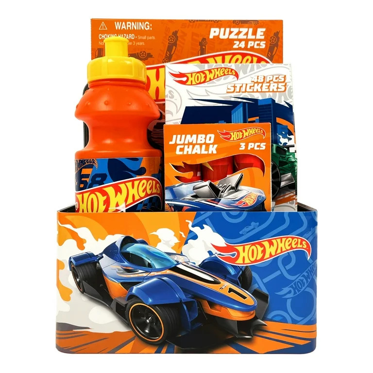 Hot Wheels Valentine's Day Tin Box Gift Set | Walmart (US)