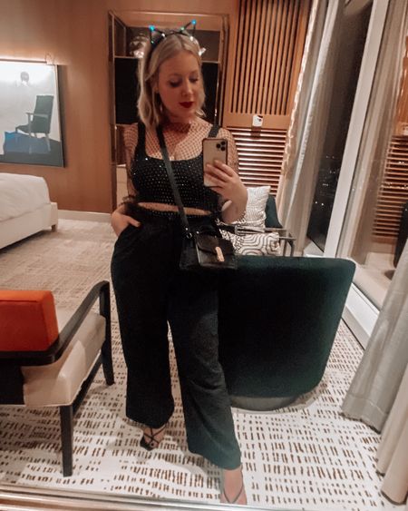 Halloween in Vegas outfit idea — cute going out outfit in Vegas for curvy girls. Vegas ootd with pants, trousers, Vegas look 

#LTKHalloween #LTKSeasonal #LTKstyletip