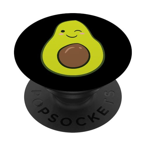 Cute Avocado Halloween Costume Kawaii Avocado PopSockets Adhesive PopGrip | Amazon (US)