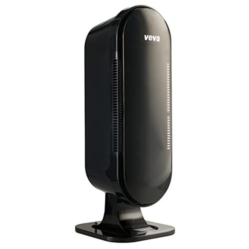 VEVA 8000 Black Air Purifier for Home, Pets Hair, Dander, Large Room, 325 Sq Ft., HEPA Filter & 4 Pr | Amazon (US)