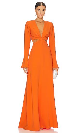 Issa Dress in Vivid Orange | Revolve Clothing (Global)