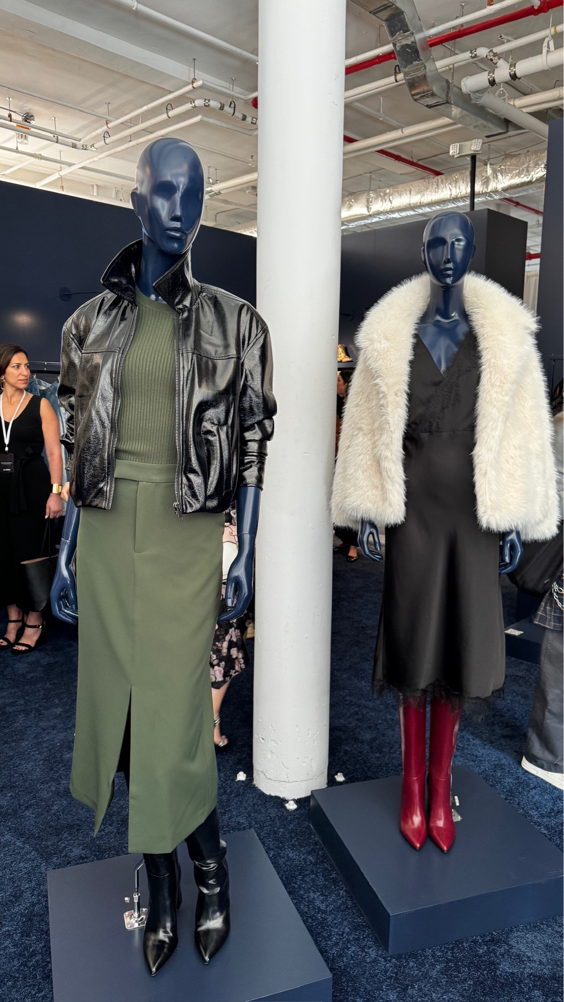 Fall fashion - fall outfits - Walmart fashion - Scoop - midi dress - fur jacket - midi skirt - patent leather jacket 

#LTKStyleTip #LTKSeasonal