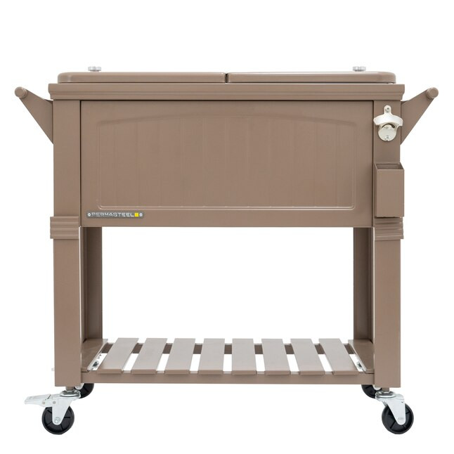 Permasteel Antique 80 Quart(s) Brown Insulated Beverage cooler | Lowe's