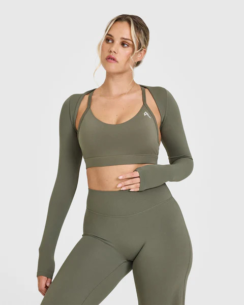 SoftMotion Long Sleeve Shrug 
 Alpine Green | Oner Active (UK / US)