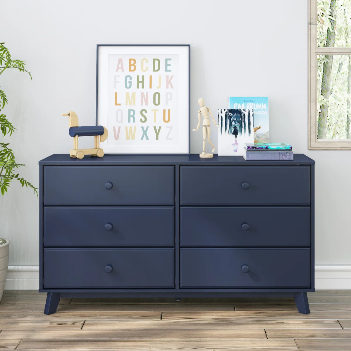 Solid Wood 6 Drawer Dresser | Wayfair North America
