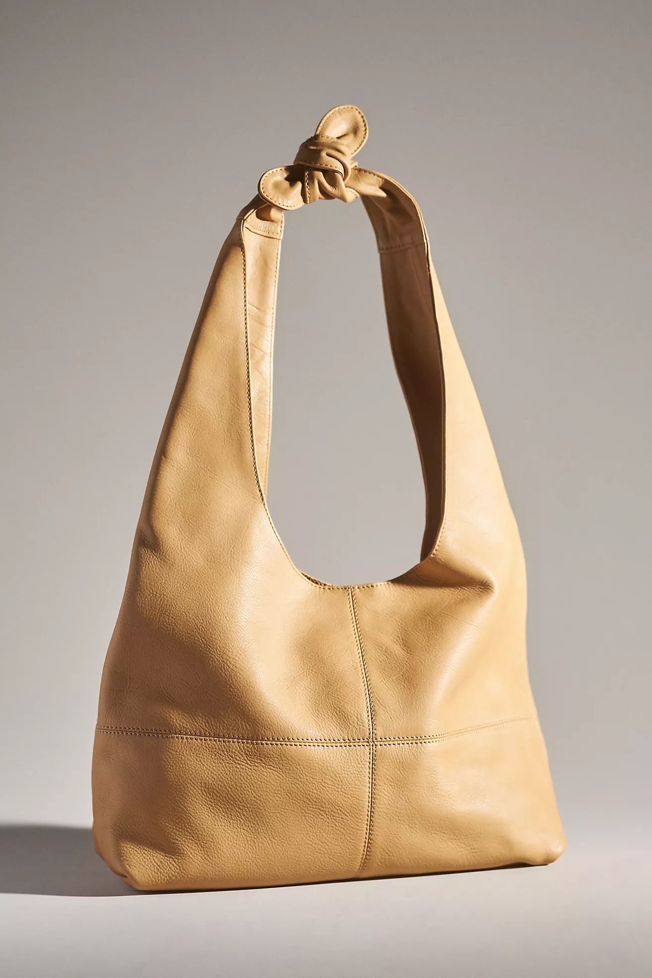 By Anthropologie Slouchy Leather Knotted-Shoulder Bag | Anthropologie (US)