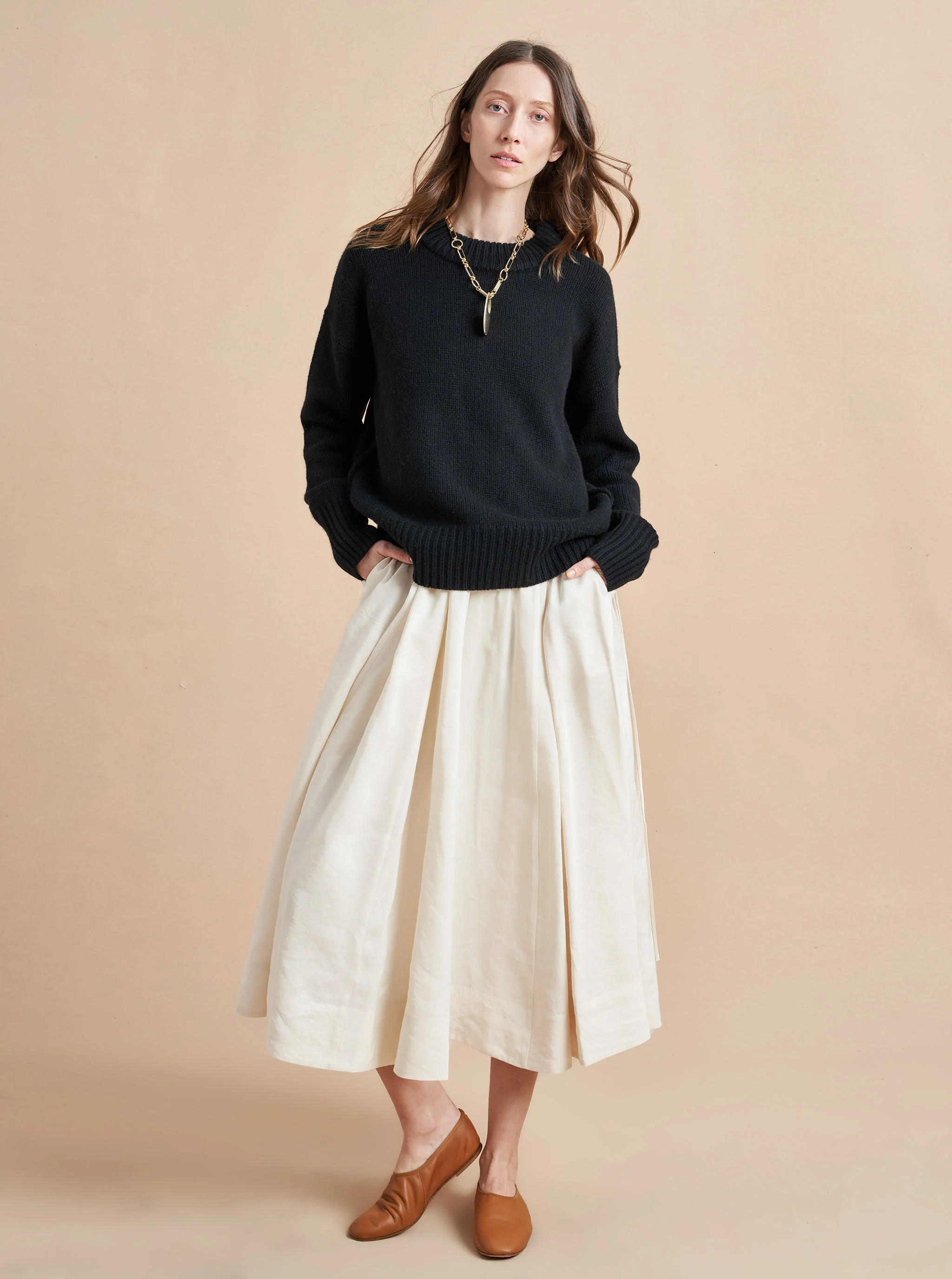 Solid Marin Sweater | La Ligne