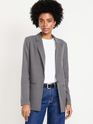 Classic Double-Weave Blazer | Old Navy (US)